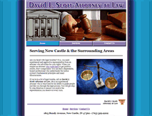 Tablet Screenshot of davidjscottattorney.com